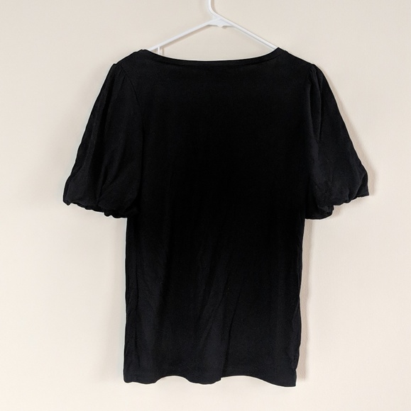 4/$20 Old Navy bubble sleeve top sz M - Picture 2 of 4